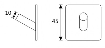 21 perchero cuadrado auto